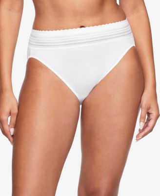 Women's No Pinching No Problems Dig-Free Comfort Waist with Lace Microfiber Hi-Cut 5109