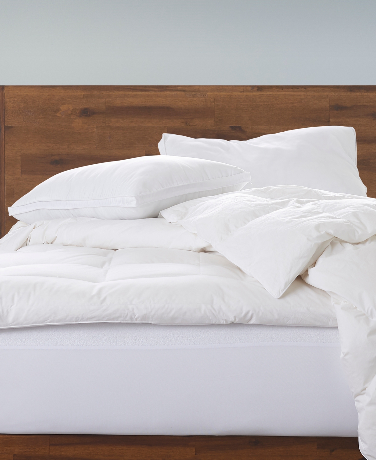 Ella Jayne Gusseted Plush Down Alternative Stomach Sleeper Pillow, - Set of 2