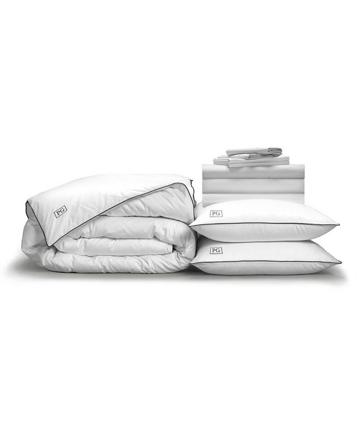 Pillow Guy Classic Cool Crisp Perfect 10Piece Bedding Bundle with