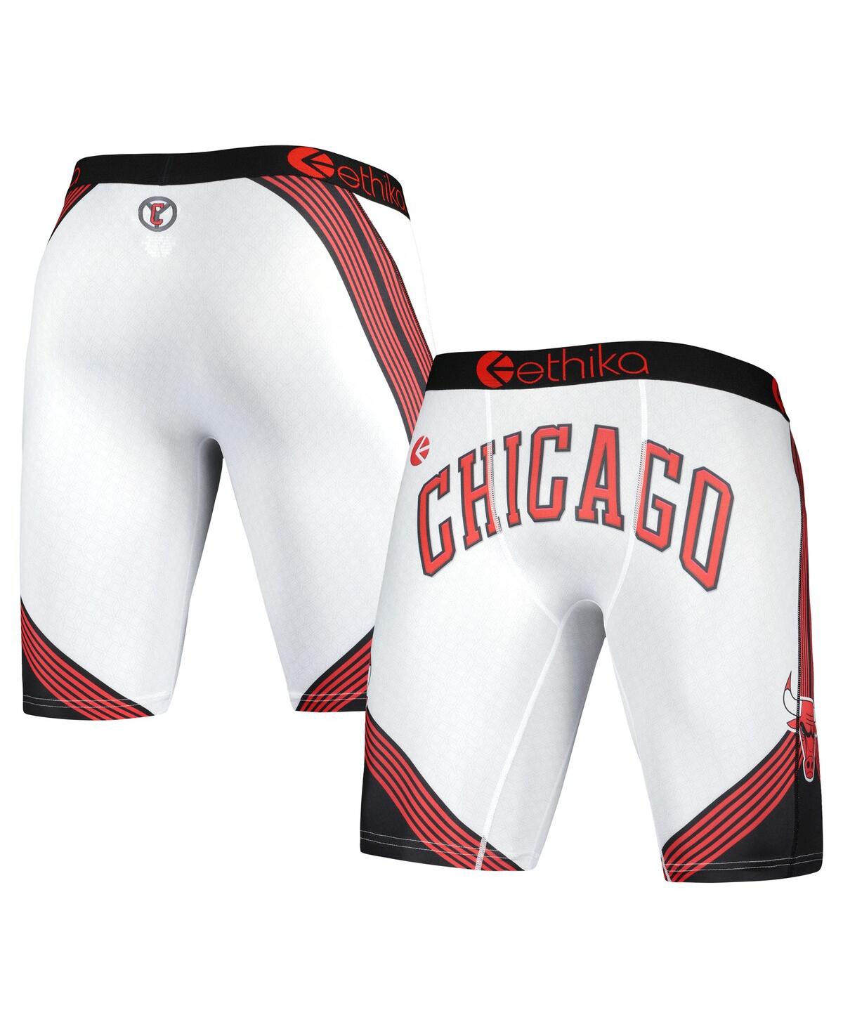 Men's Ethika Red Chicago Bulls City Edition Boxer Briefs - Red