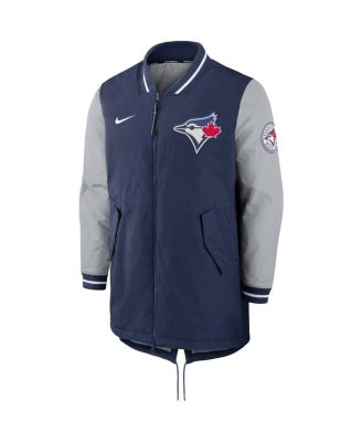 Men's Navy Toronto Blue Jays Dugout Performance Full-Zip Jacket