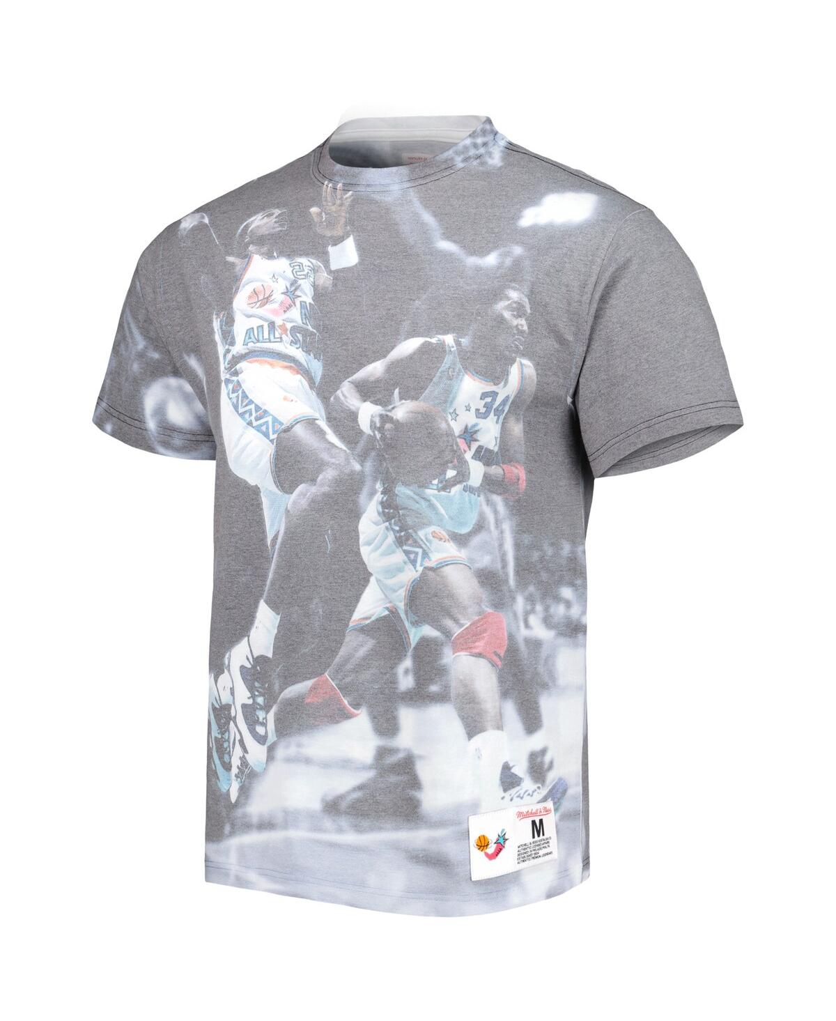 Shop Mitchell & Ness Men's  Houston Rockets Above The Rim Graphic T-shirt In White