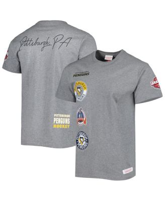 Men's Heather Gray Pittsburgh Penguins City Collection T-shirt