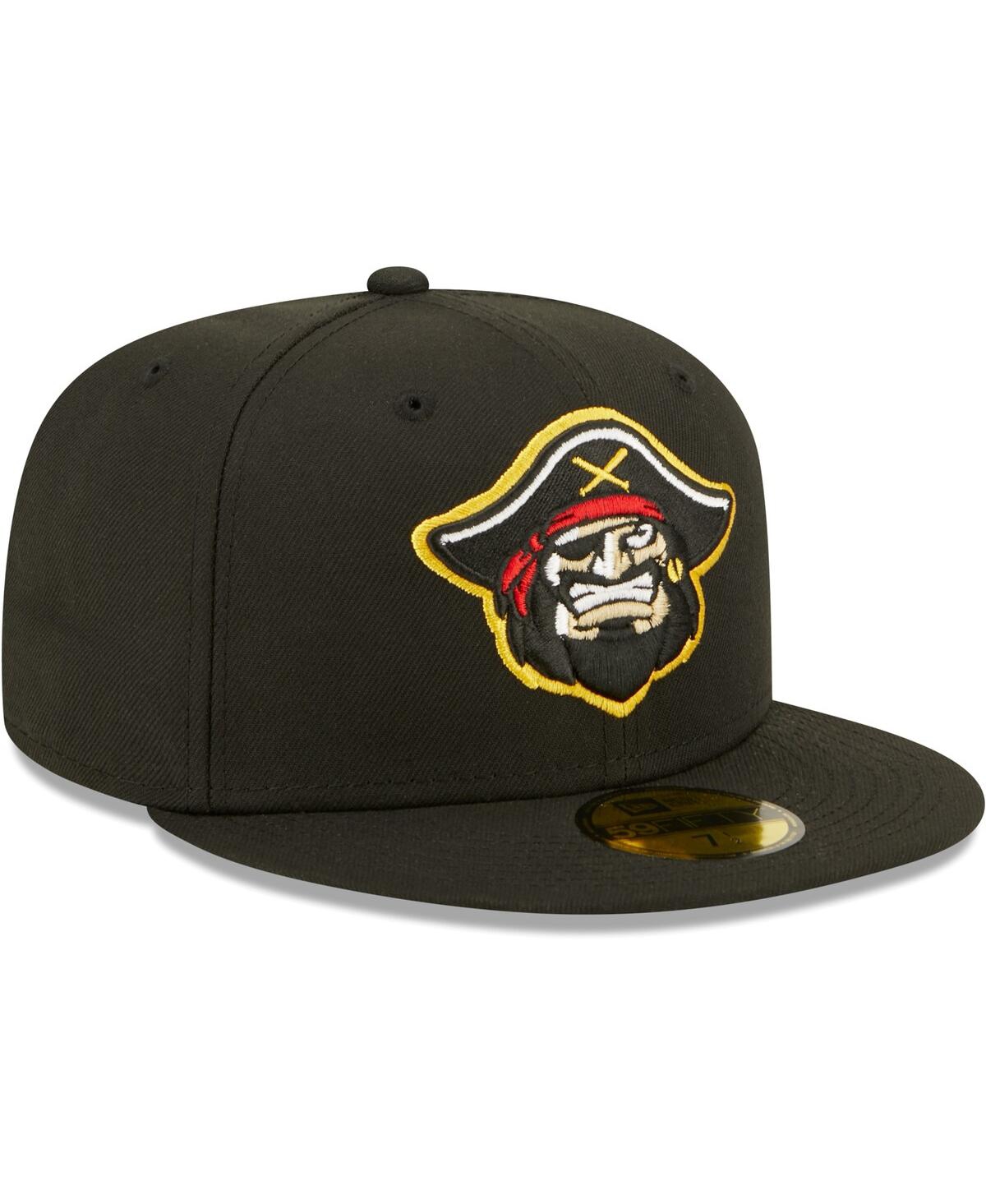 New Era Black Bradenton Marauders Authentic Collection 59fifty Fitted Hat In Black