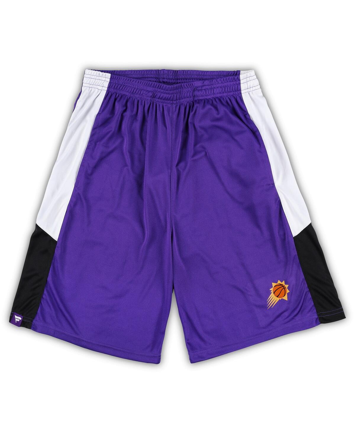 Shop Fanatics Men's  Purple Phoenix Suns Big And Tall Champion Rush Practice Shorts