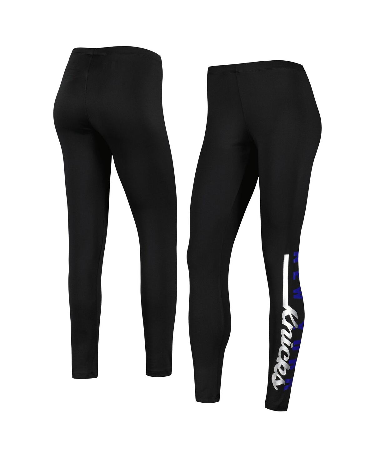 G-iii 4her By Carl Banks Black New York Knicks Jump Shot Leggings In Black