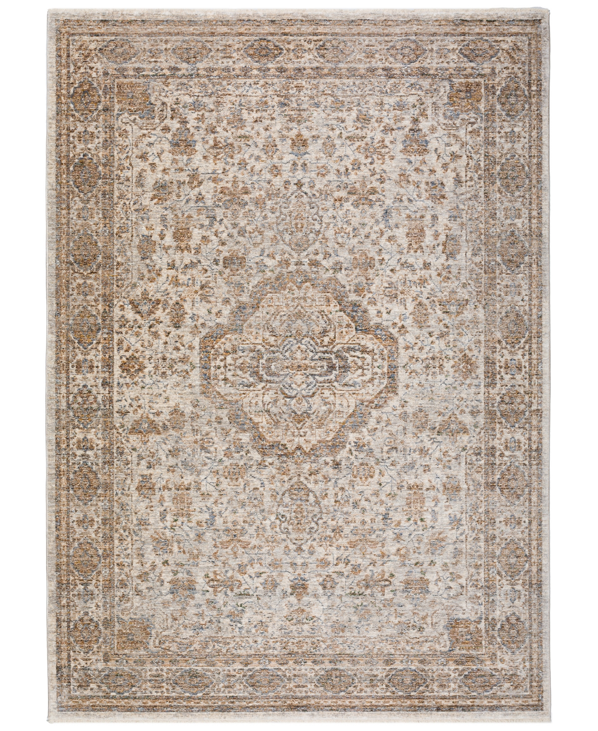 D Style Victoria VCT3 7'10in x 10' Area Rug - Ivory