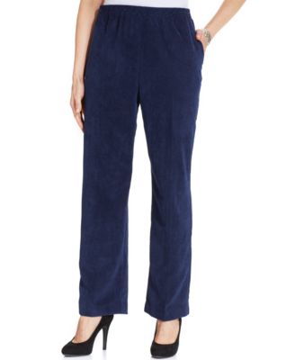 alfred dunner corduroy pants petite