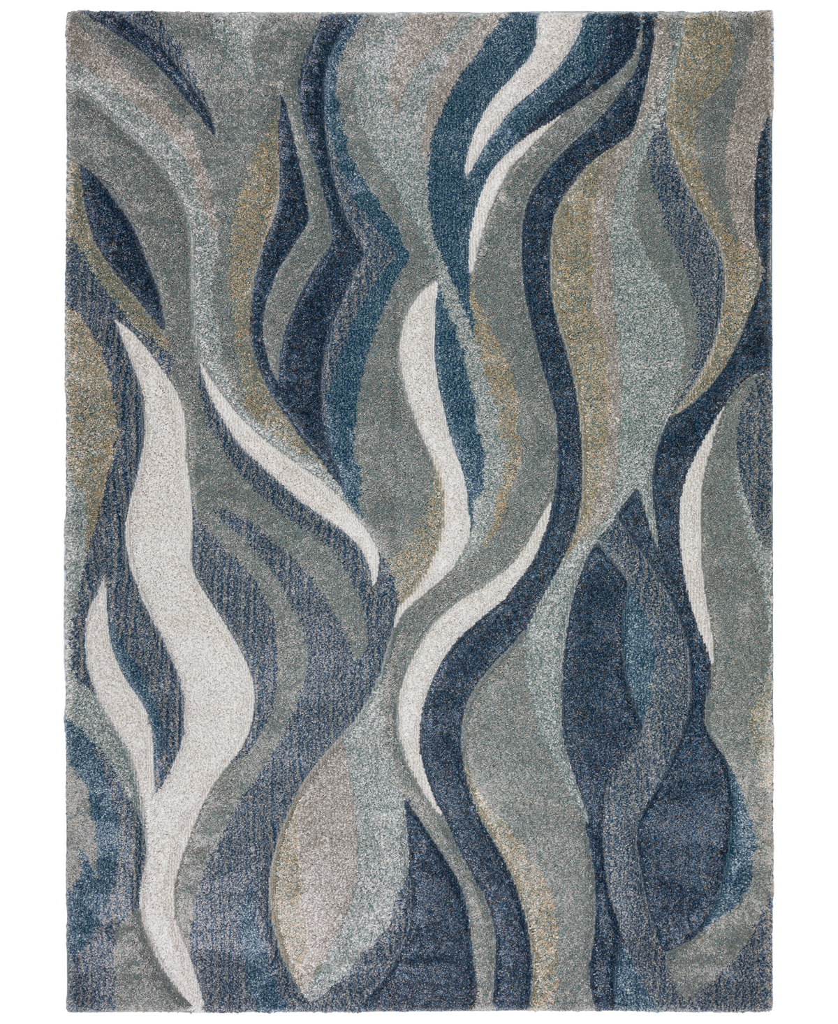 D Style Carmona Co5 5'1" X 7'5" Area Rug In Navy