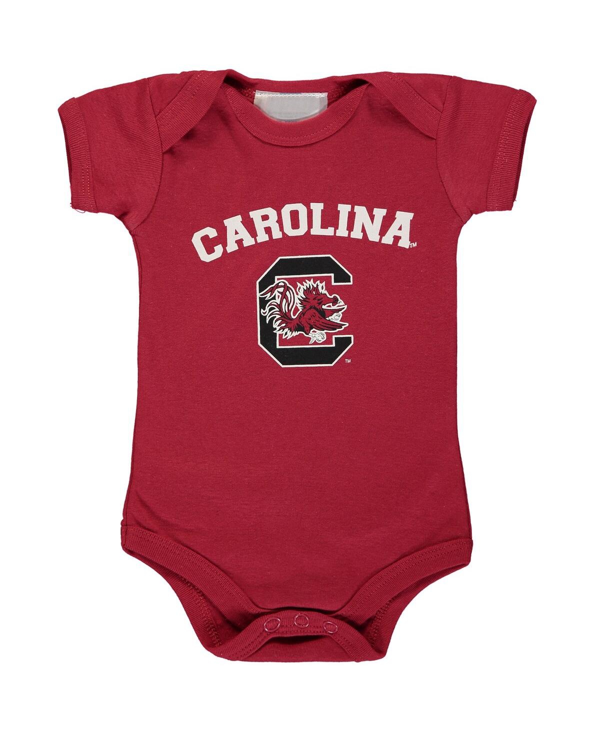 Two Feet Ahead Babies' Infant Boys And Girls Garnet South Carolina Gamecocks Arch & Logo Bodysuit