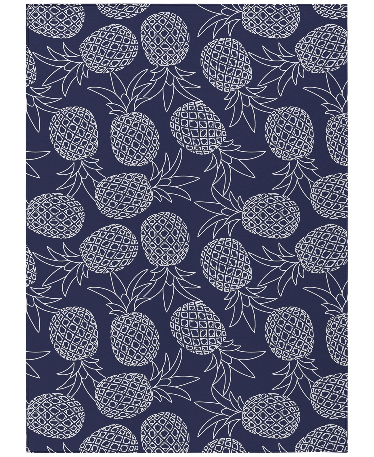 D Style Kendall Kitchen Ke6 5' X 7'6" Area Rug In Navy