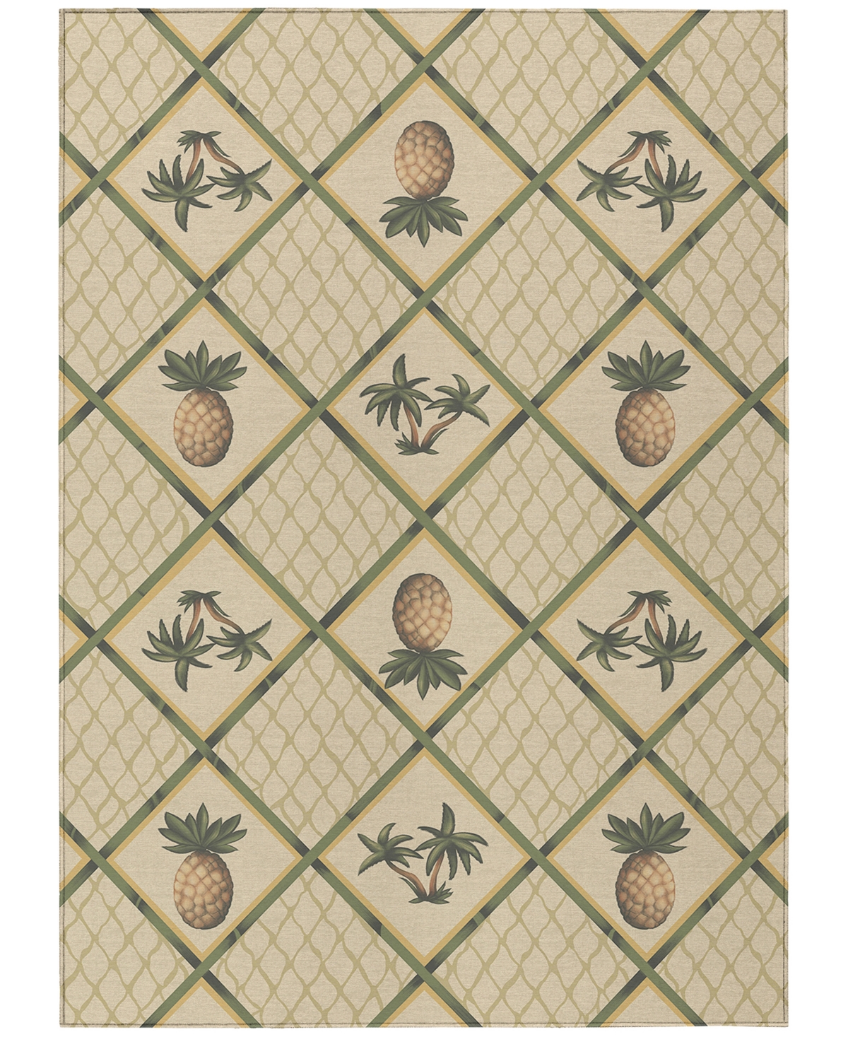 D Style Kendall Kitchen Ke7 9' X 12' Area Rug In Beige