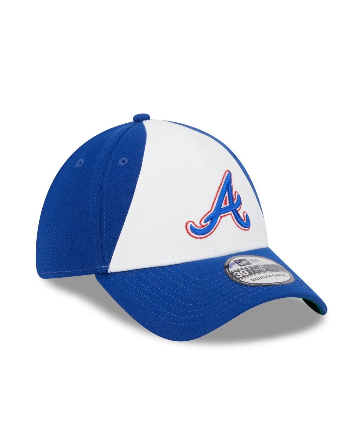 New Era Men's  White, Royal Atlanta Braves 2023 City Connect 9fifty Snapback Adjustable Hat In White,royal