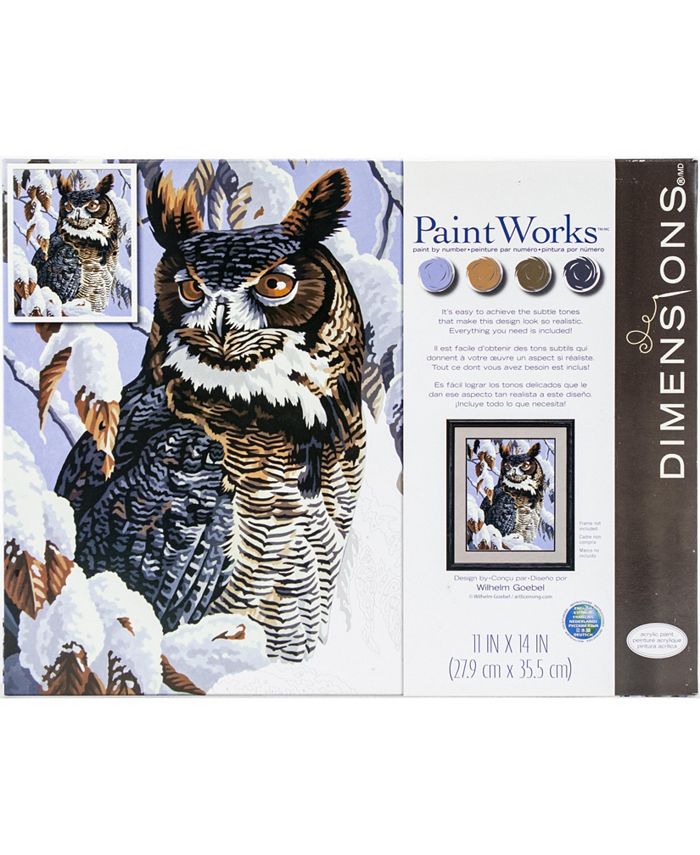 Paint Works Paint By Number KitWinter Watch Macy's