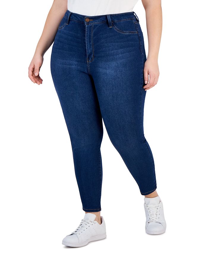 Dollhouse Trendy Plus Skinny-Leg High Rise Jeans - Macy's