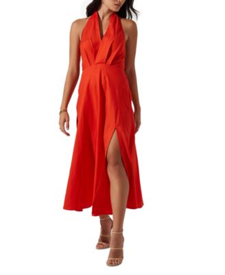 ASTR the Label - Women's Keava Halter Midi Dress