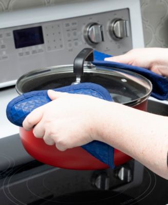 Flexible Waffle Silicone Pot Holder, Set of 2