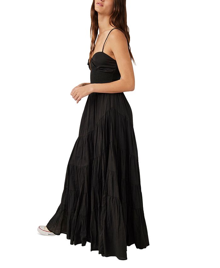 Free People Womens Sundrenched Tiered Maxi Dress Macys 0192