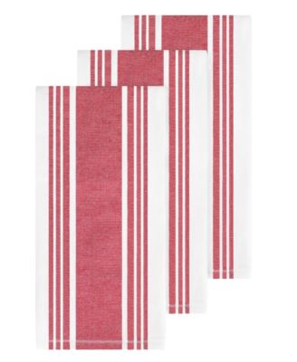 Stripe Dual Sided Woven Kitchen Towel, Set of 3