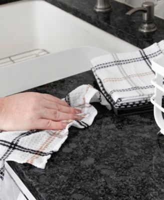 Coordinating Flat Waffle Weave Dish Cloth, Set of 12