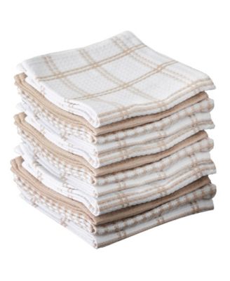 Coordinating Flat Waffle Weave Dish Cloth, Set of 12
