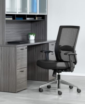 Black Matrix Back Manager's Office Chair with Dillon Disinfectant Seat