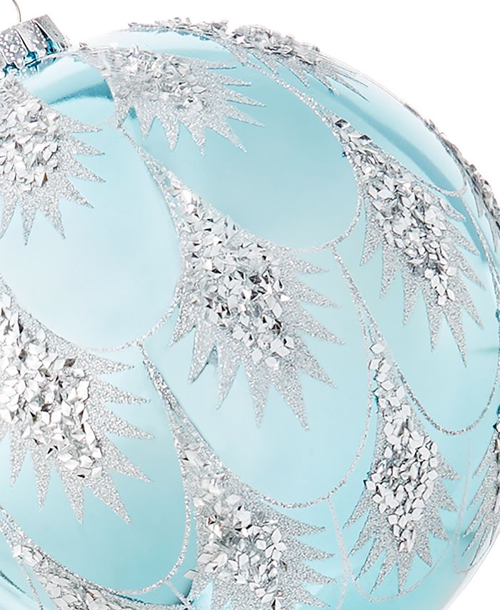 Holiday Lane Northern Lights Plastic Ball Ornaments, Set of 3, Created ...