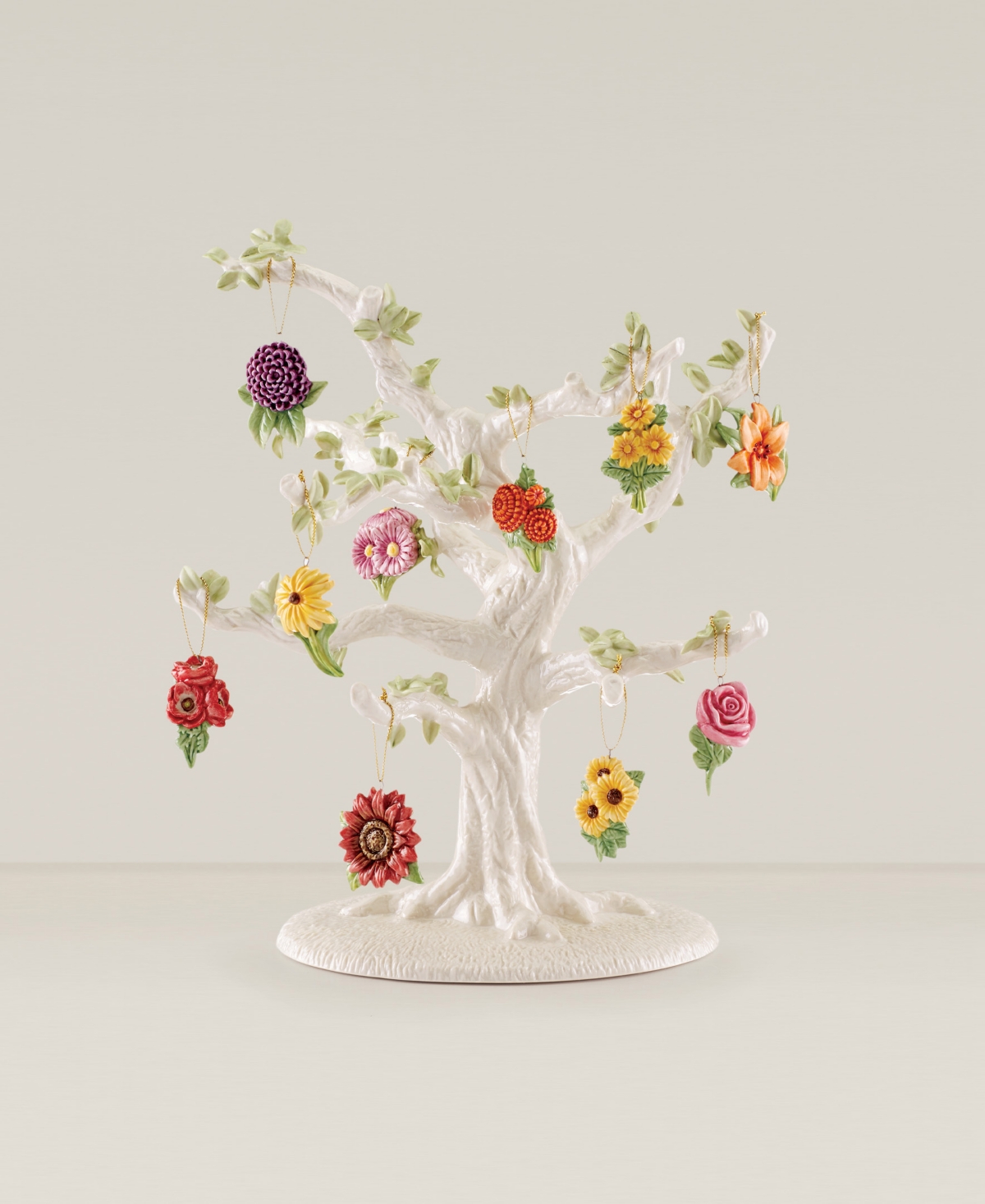 Lenox Fall Flowers 11 Piece Ornament Tree Set - Multi and No Color