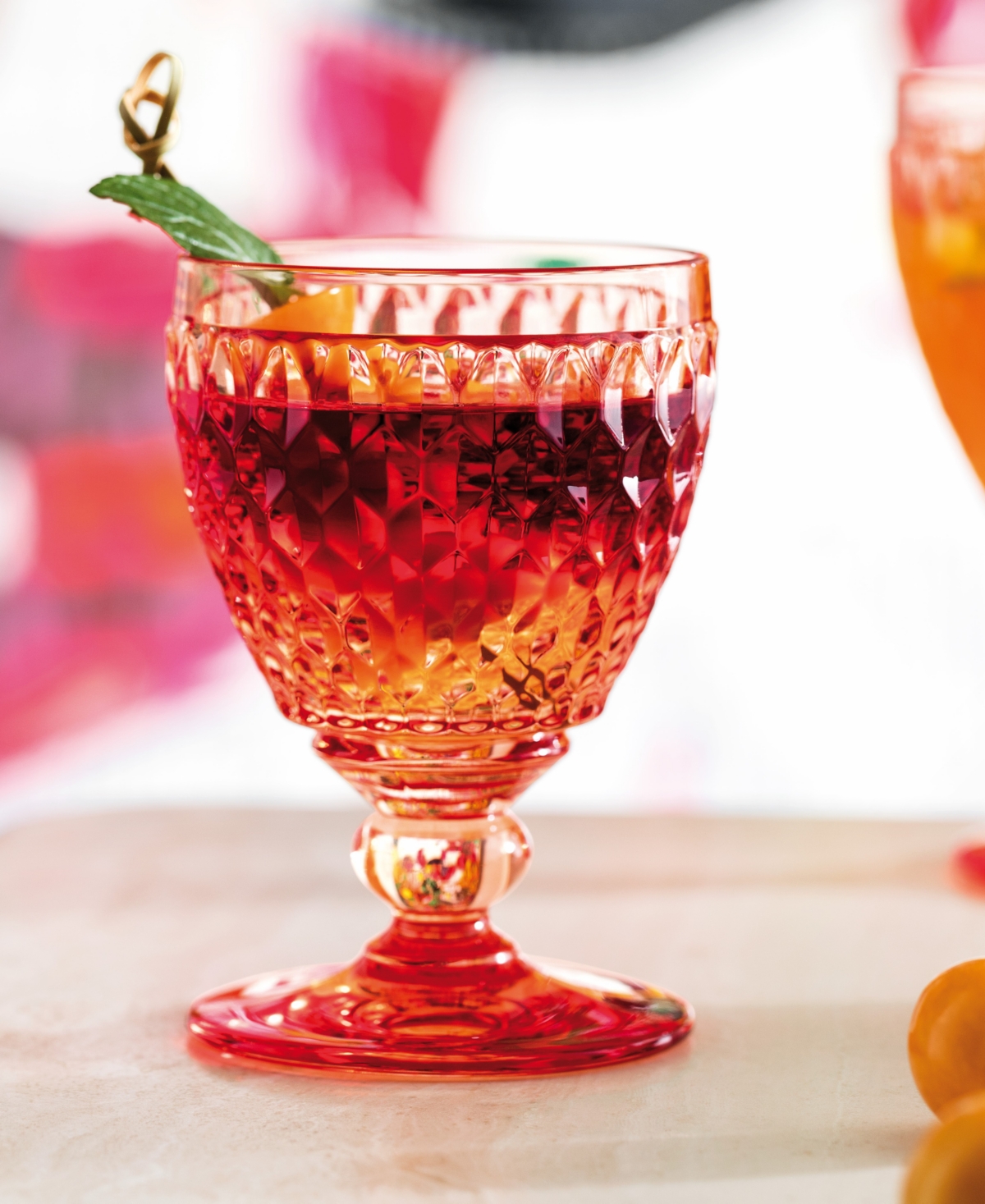 Villeroy & Boch Boston Red Wine Glass In Saffron
