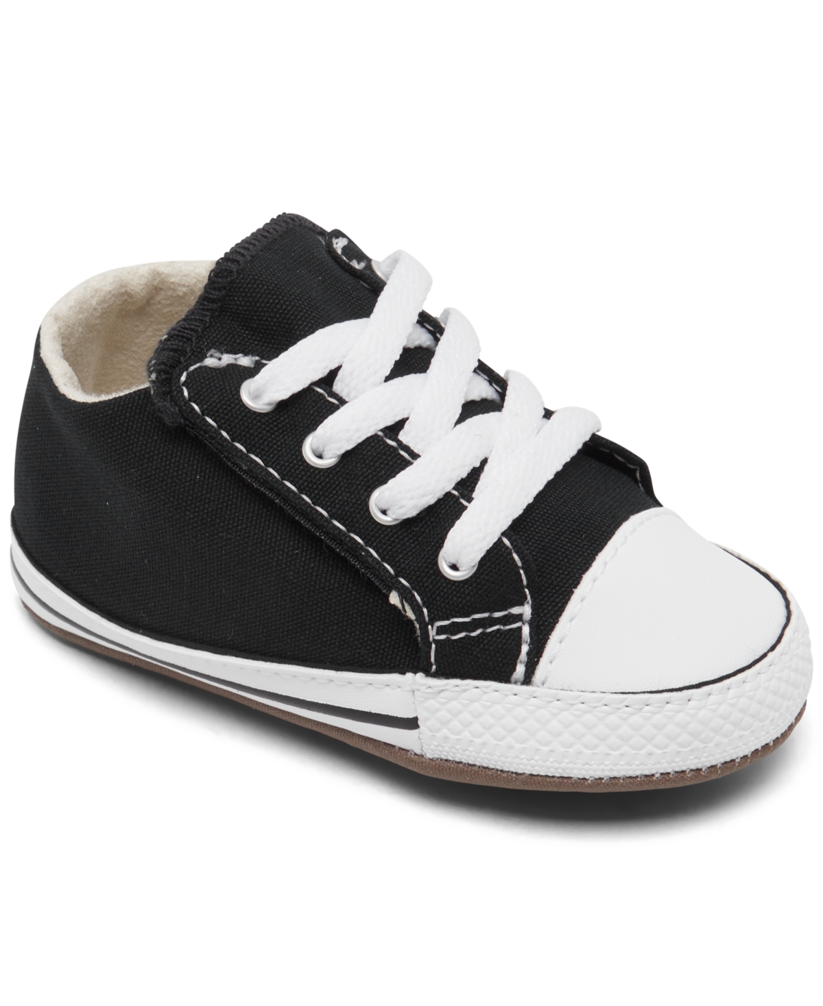 Shop Converse Baby Chuck Taylor All Star Cribster Crib Booties From Finish Line In Black