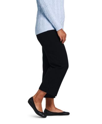 Women's Plus Size Starfish Mid Rise Pull On Crop Pants
