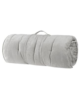 Edelia Poly Chenille Lounge Floor Pillow, 27 "x 74"