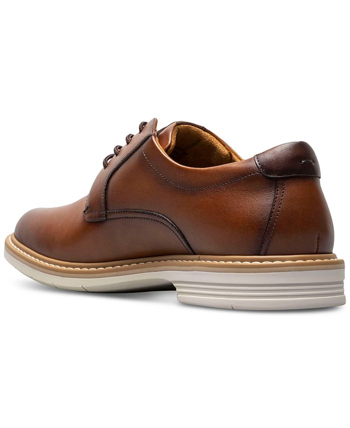 Scarpe Uomo Florsheim Neufeld Oxford Pelle Marrone Cavallo Pazzo - Suola TPU Flessibile - Taglia 44 EU