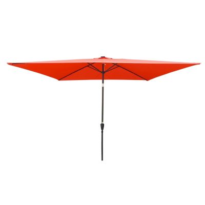 10ft Patio Solar LED Umbrella w/ Crank