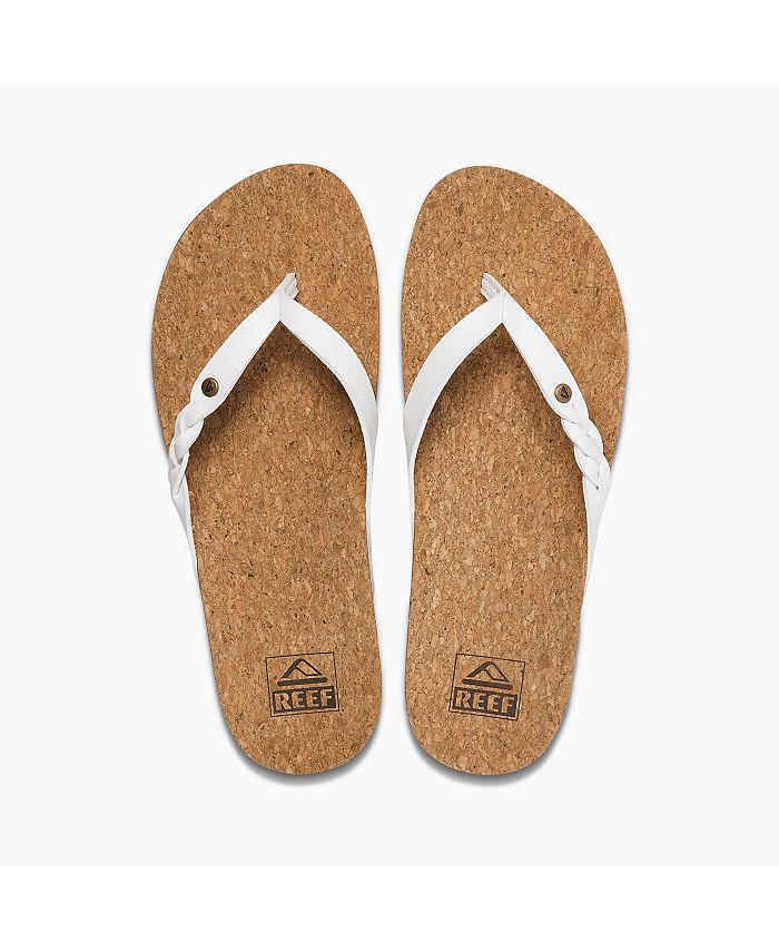 REEF Women #39 s Cushion Court Twist Flip Flop Sandal Macy #39 s