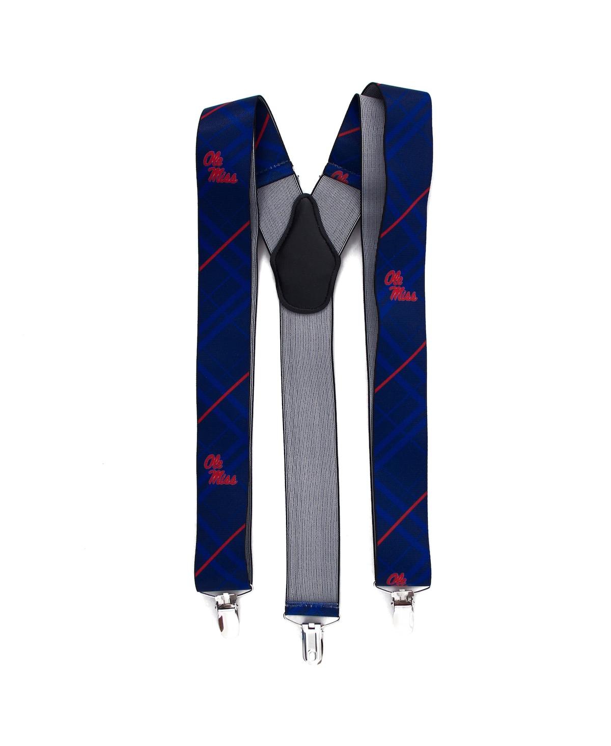 EAGLES WINGS MEN'S BLUE OLE MISS REBELS SUSPENDERS