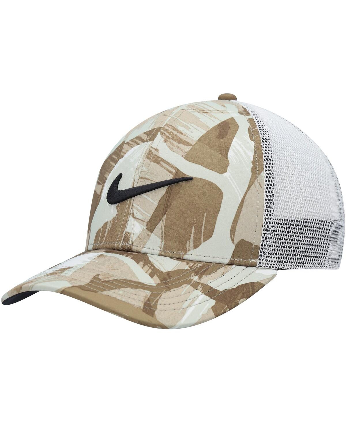 Nike Men's  Natural, White Legacy91 Trucker Performance Snapback Hat In Natural,white