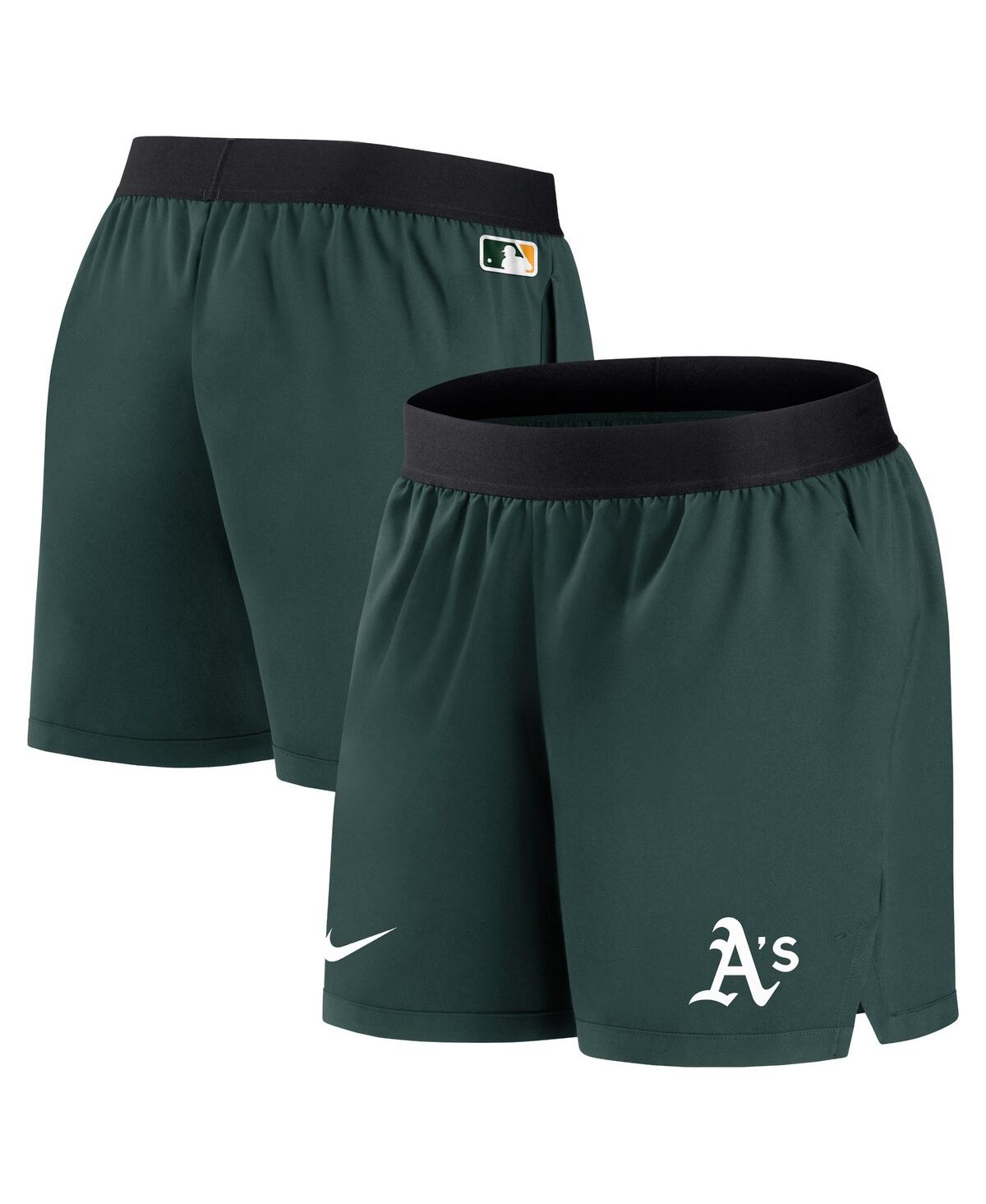 Nike Women's  Green Oakland Athletics Authentic Collection Team Performance Shorts