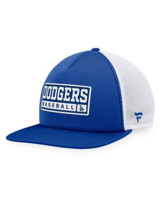 Men's Royal, White Los Angeles Dodgers Foam Trucker Snapback Hat