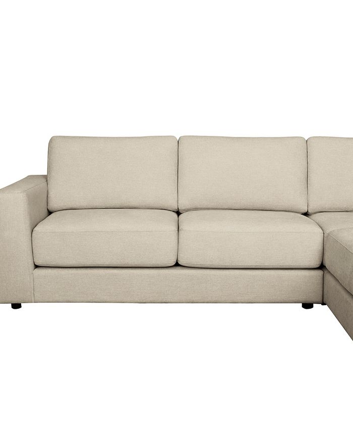 Abbyson Living Elizabeth 3 Piece StainResistant Fabric Sectional Macy's