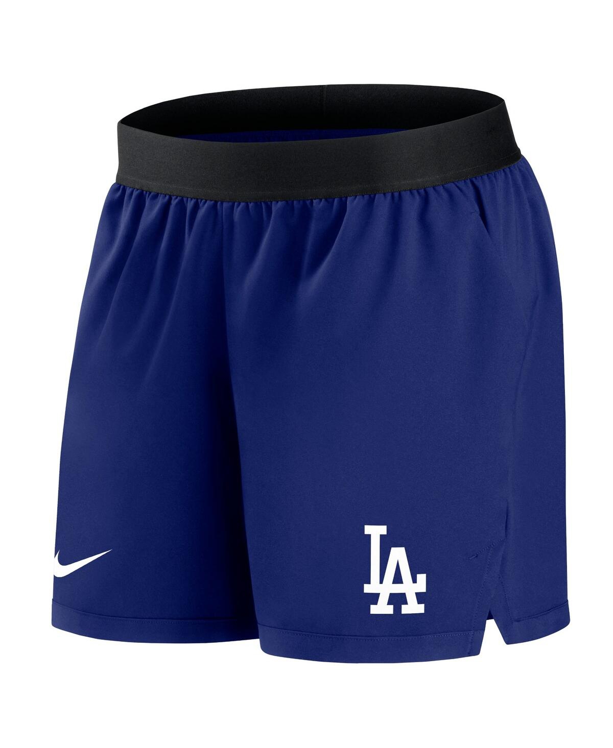 Nike Women's  Royal Los Angeles Dodgers Authentic Collection Team Performance Shorts In Royal