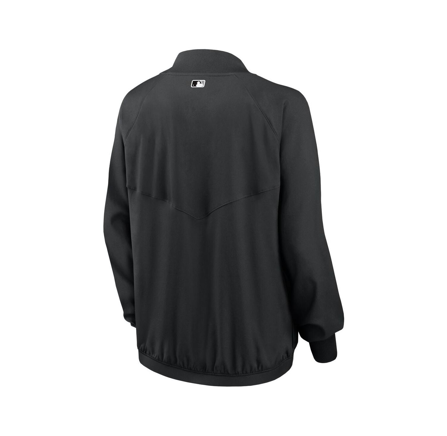 Women's Black Chicago White Sox Authentic Collection Team Raglan Performance Full-Zip Jacket