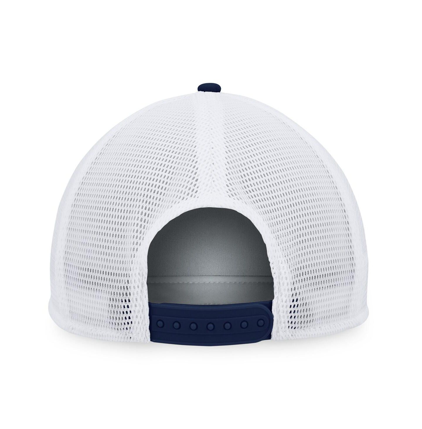 Мужская кепка Majestic Navy, White Houston Astros Foam Trucker Snapback Hat — фото 4