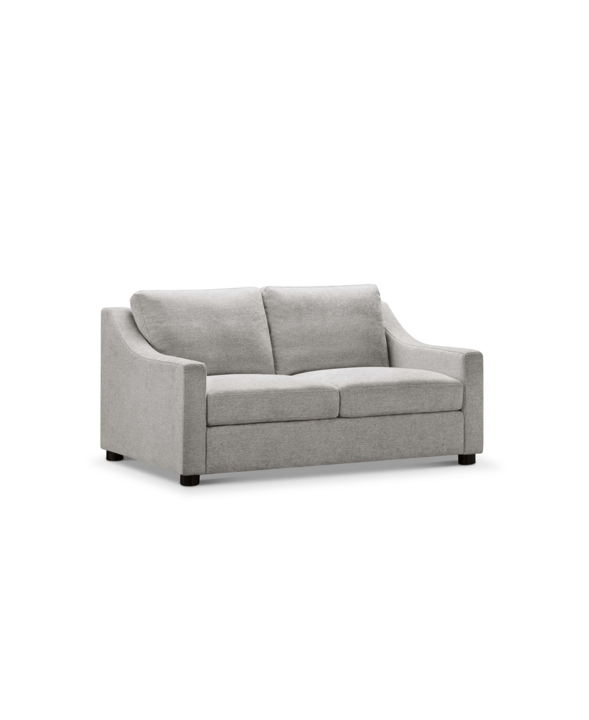 Abbyson Living Garcelle 60" Stain-resistant Fabric Loveseat In Gray