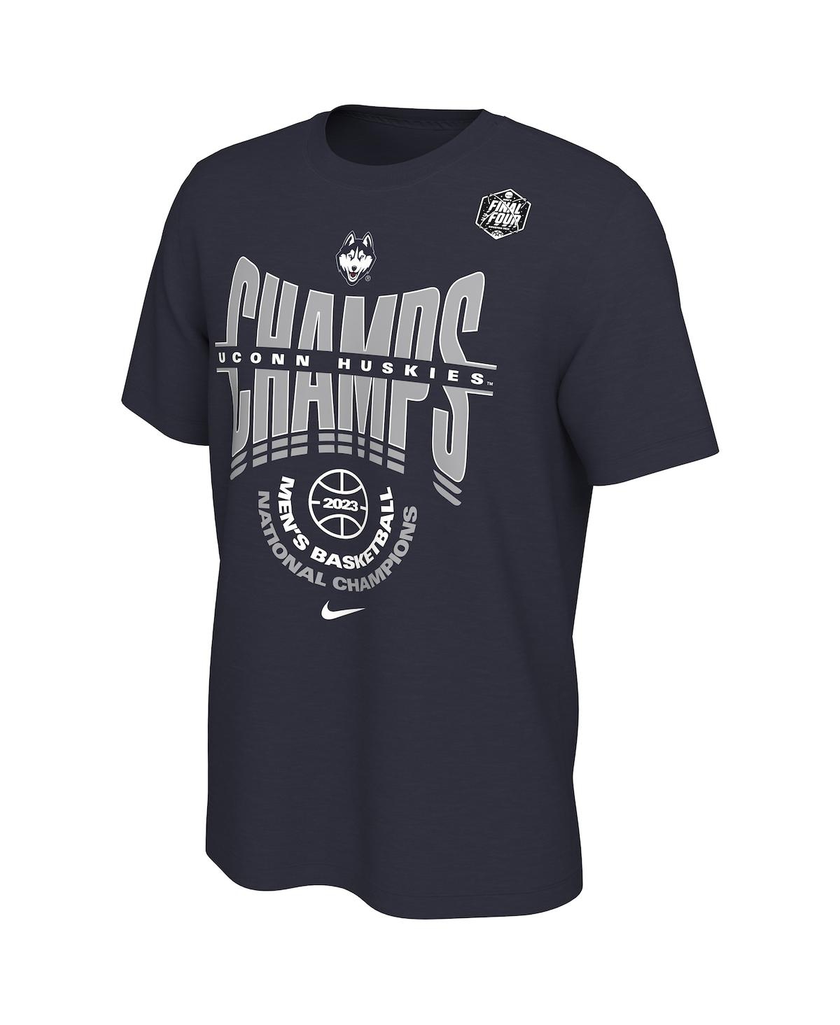 Nike Uconn  Men's College National Champs T-shirt In Navy
