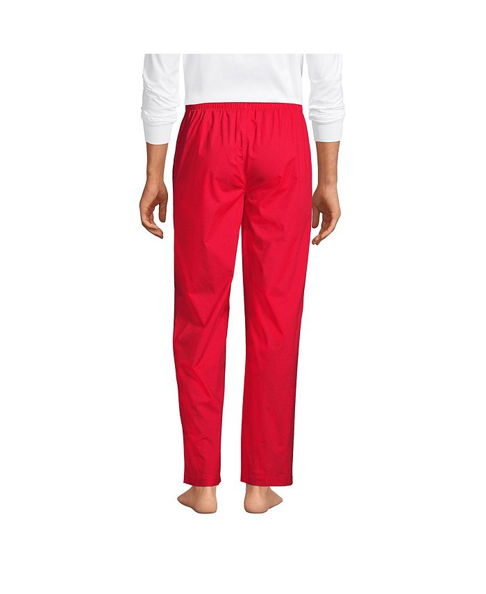 Lands' End Men's Poplin Pajama Pants Macy's