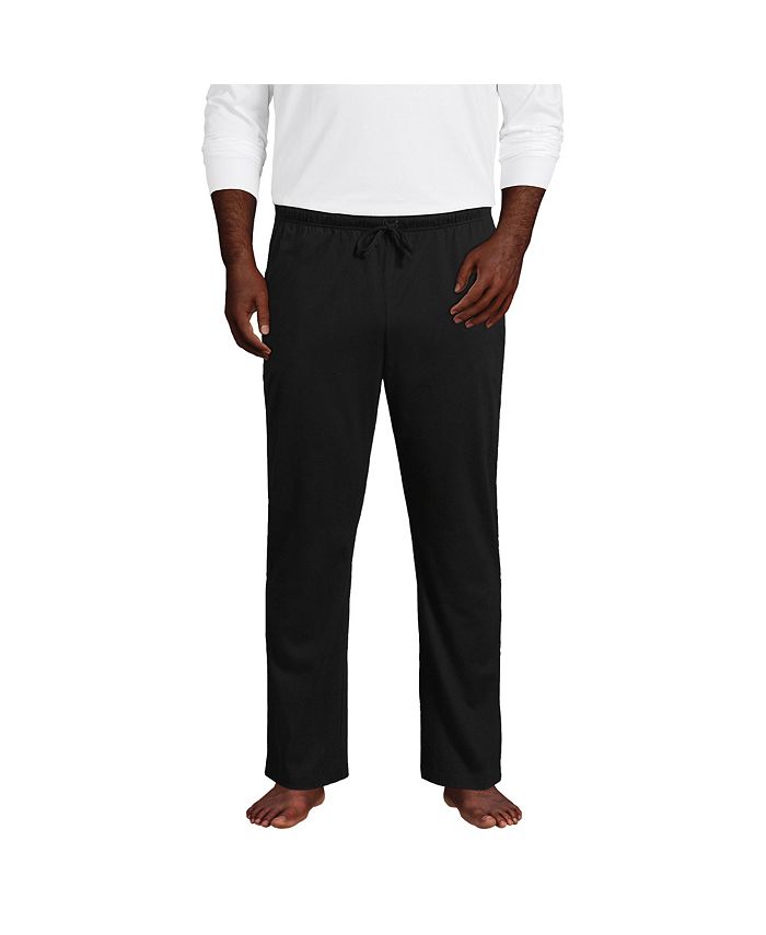 Lands' End Men's Big and Tall Knit Jersey Sleep Pants & Reviews Men