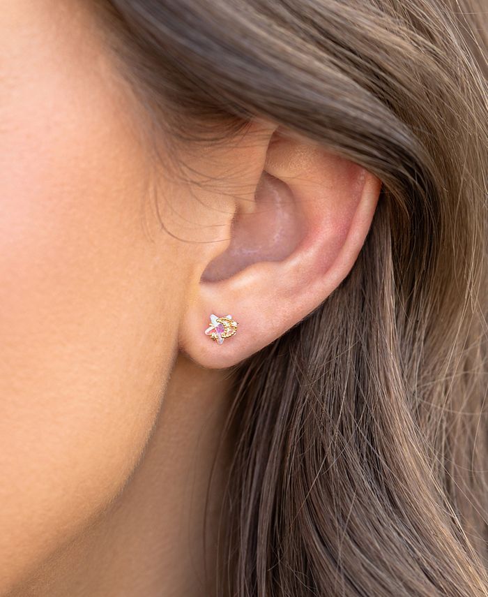 KRUCKEL Orecchini A Stella Celestial Star In Lega Di Qualità: Gioielli A Perno Con Cristalli Swarovski, Ispirati Al Cielo, Regalo In Elegante Scatola