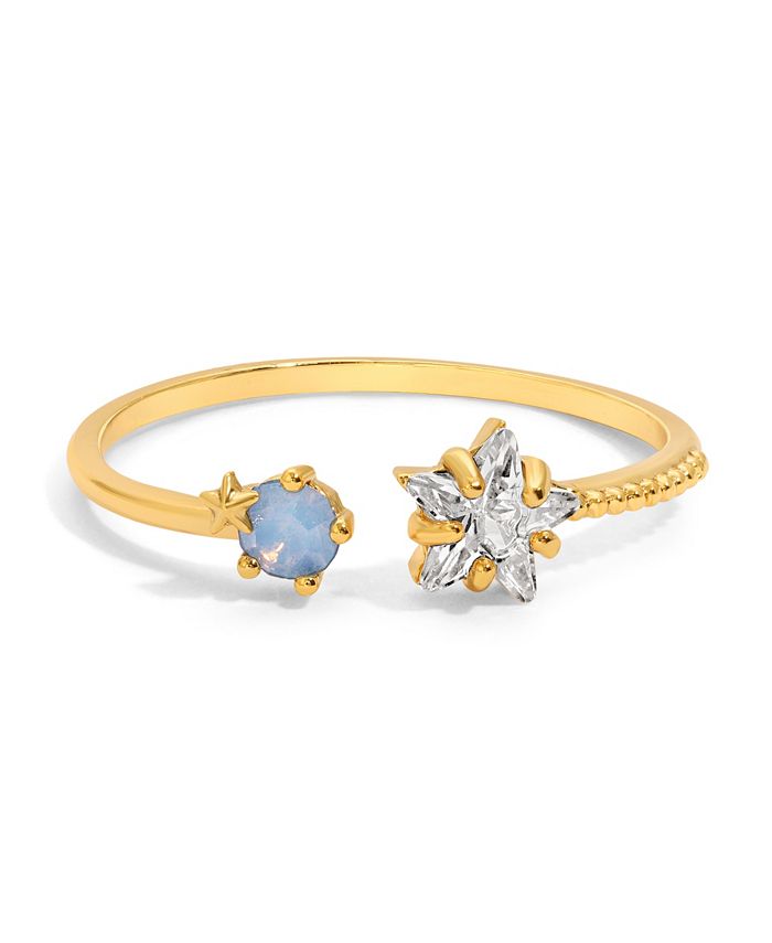 Girls Crew Girls Crew Crystal Blue Celestial Adjustable Ring Macy's