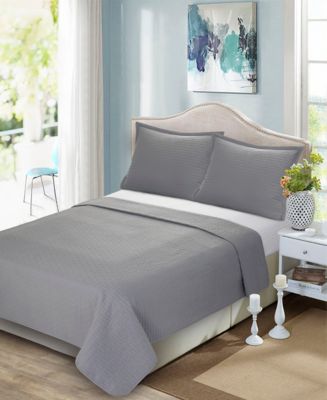 CLOSEOUT! Brick Quilted Coverlet, Full/Queen